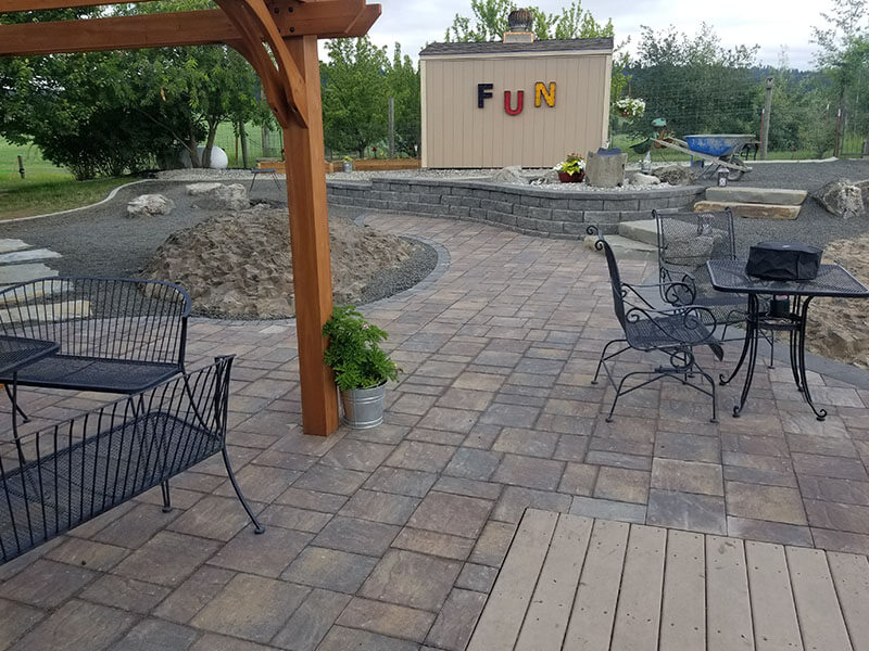 Completed Patios & Fire Pits project by Elite Hardscapes & Water Systems in Spokane, Washington — photo 28 of 50