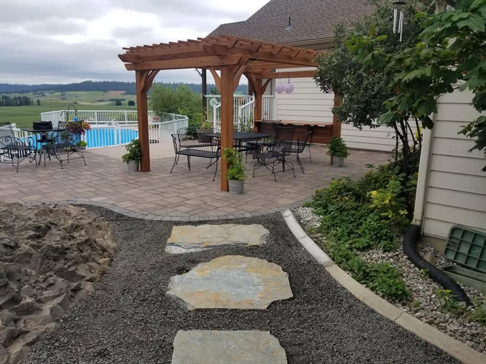 Walkway and driveway paving by Elite Hardscapes — Spokane, WA