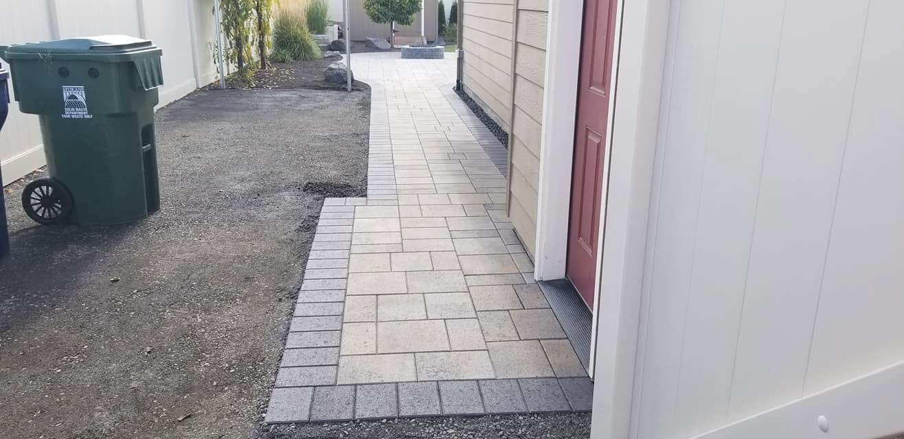 Walkway and driveway paving by Elite Hardscapes — Spokane, WA