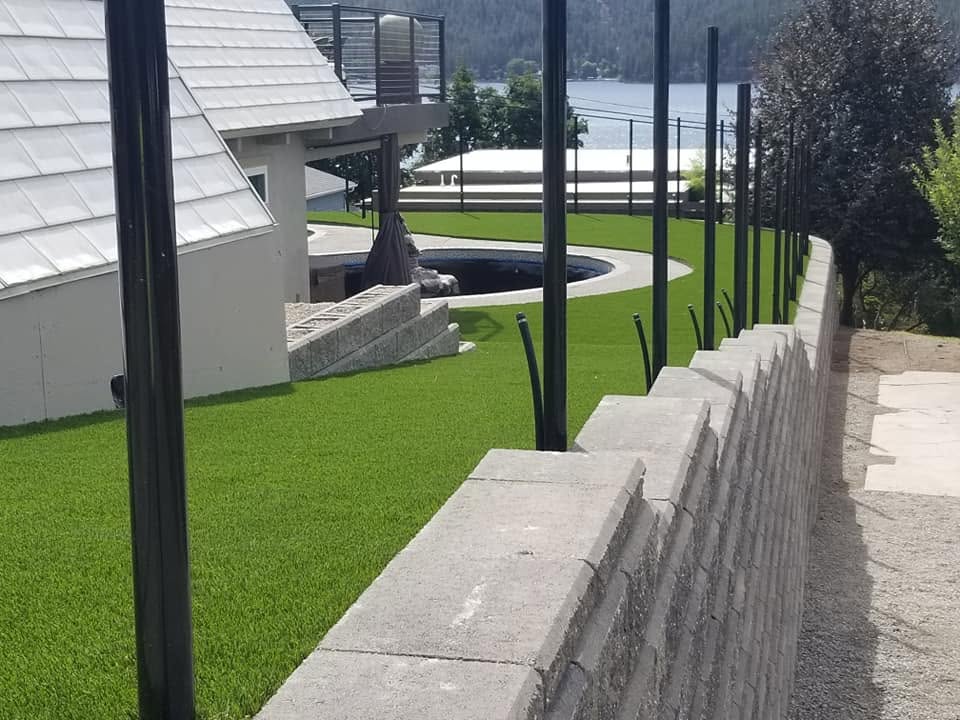 Artificial turf installation by Elite Hardscapes — Spokane, WA