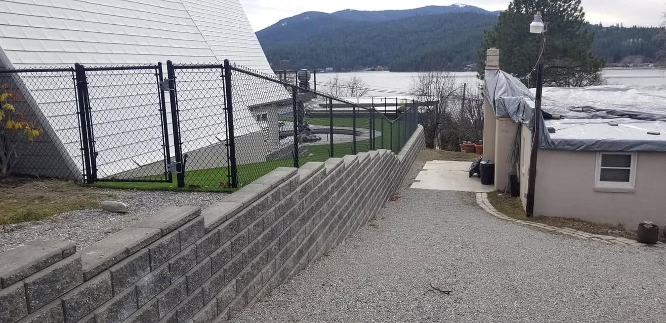 Fence and privacy wall by Elite Hardscapes — Spokane, WA