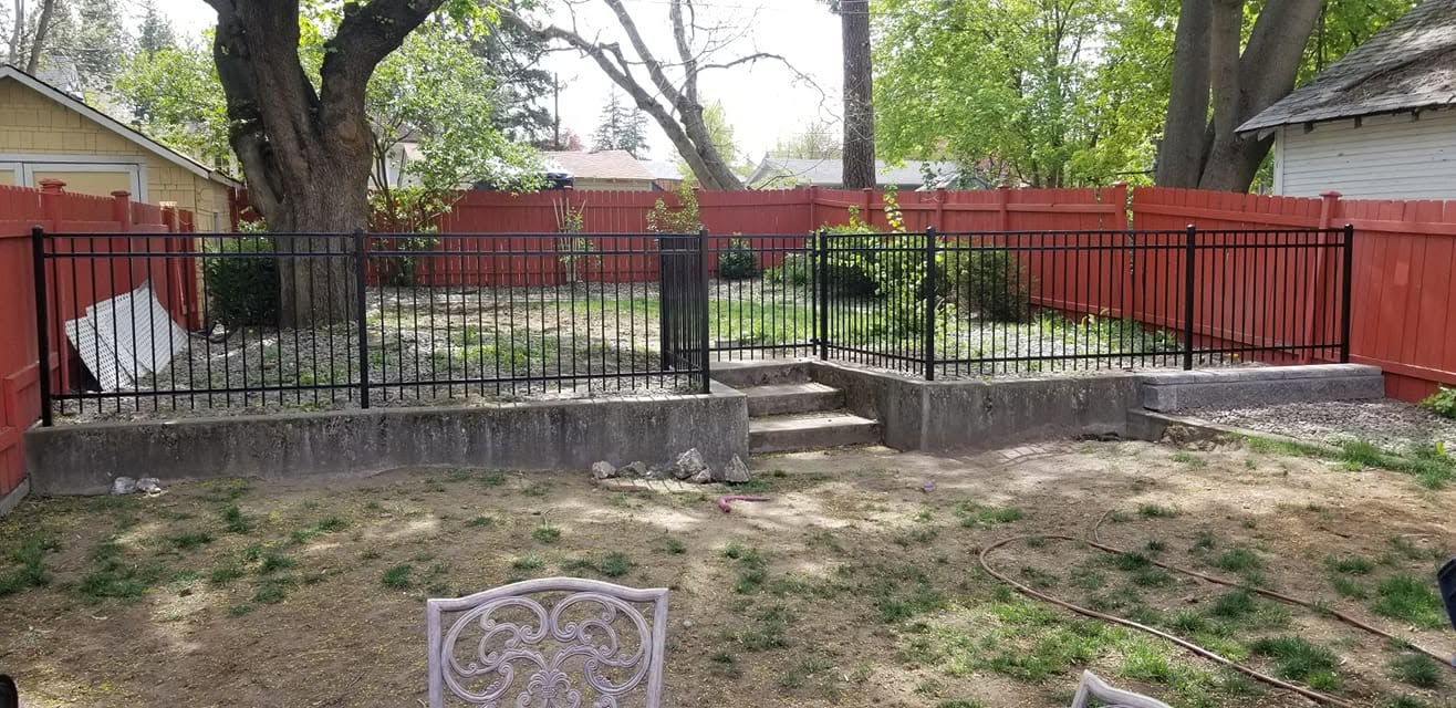 Fence and privacy wall by Elite Hardscapes — Spokane, WA