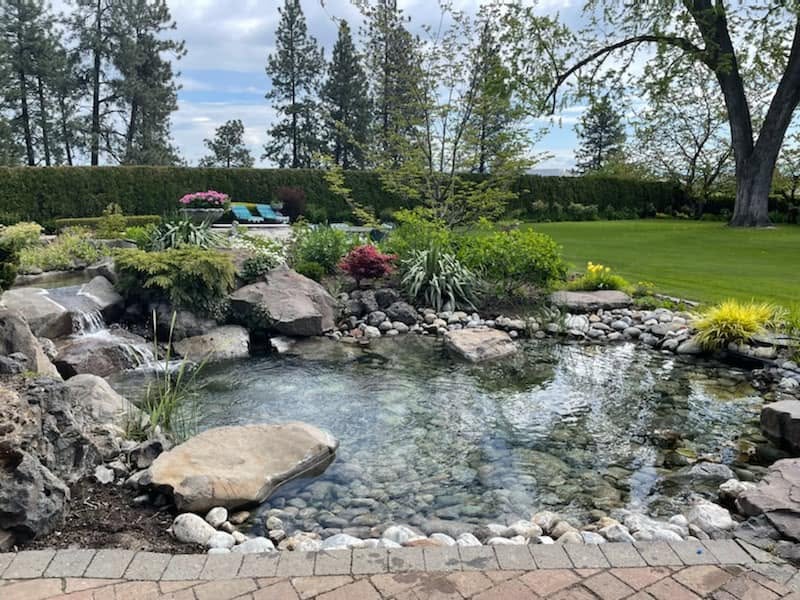 Water feature by Elite Hardscapes — Spokane, WA